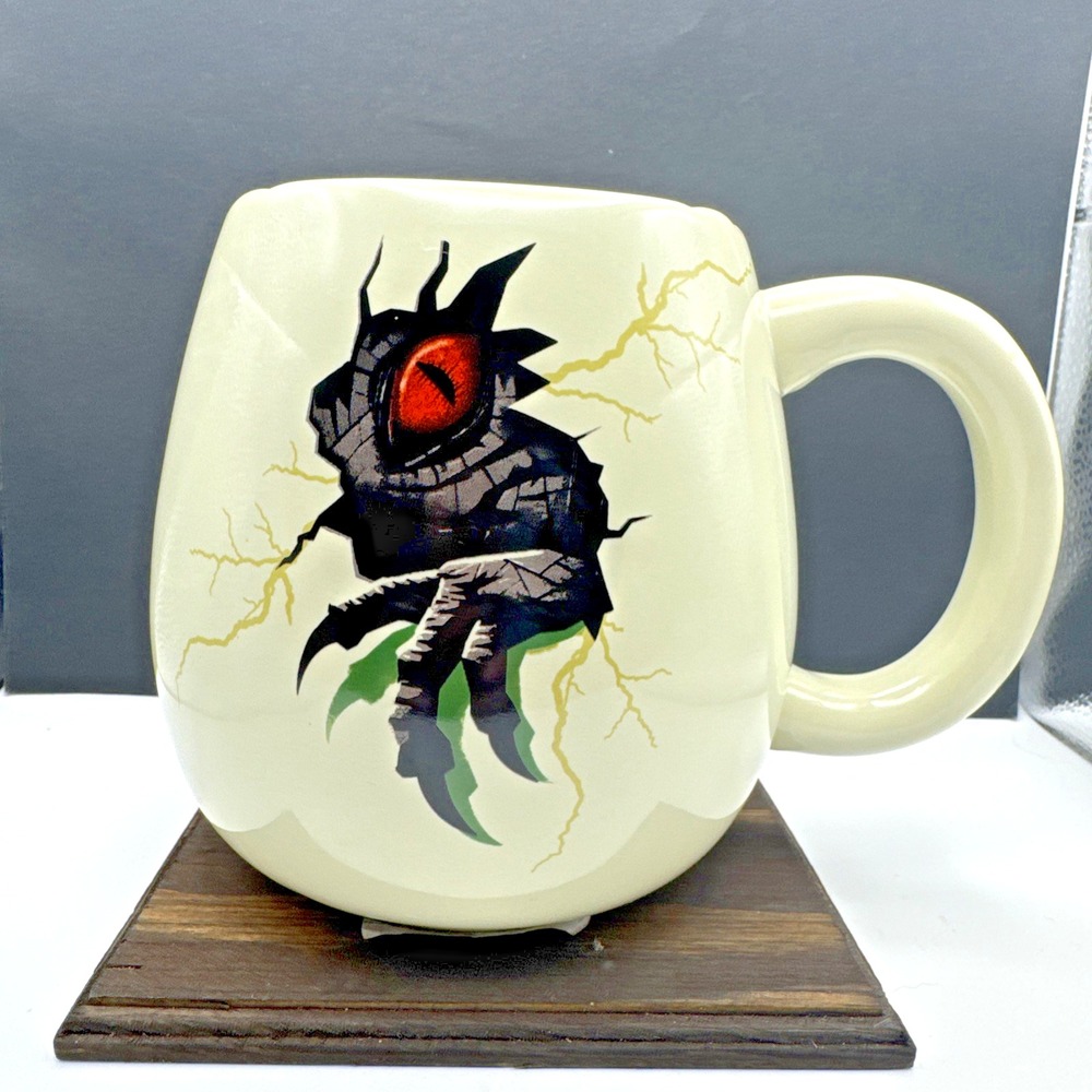 Jurassic Park Raptor Hatching Sculpted Ceramic Mug | Holds 20 Ounces